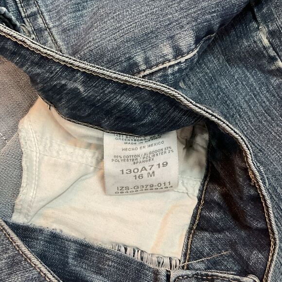 Riders by Lee Bootcut Jeans, No Gap Waist, Size 16M, Medium Wash, Made in Mexico - Picture 4 of 10